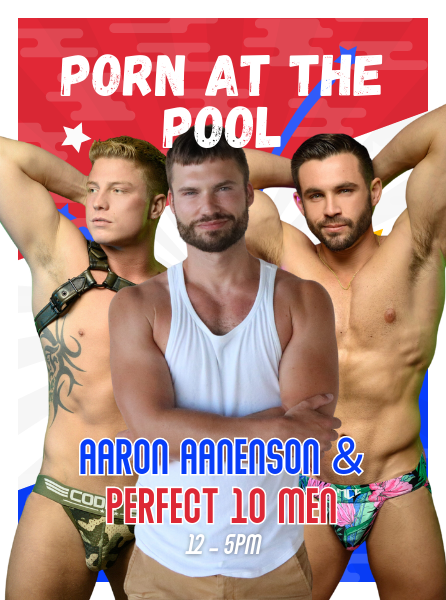 porn at the pool with aaron aanenson troy and logan of perfect 10 men