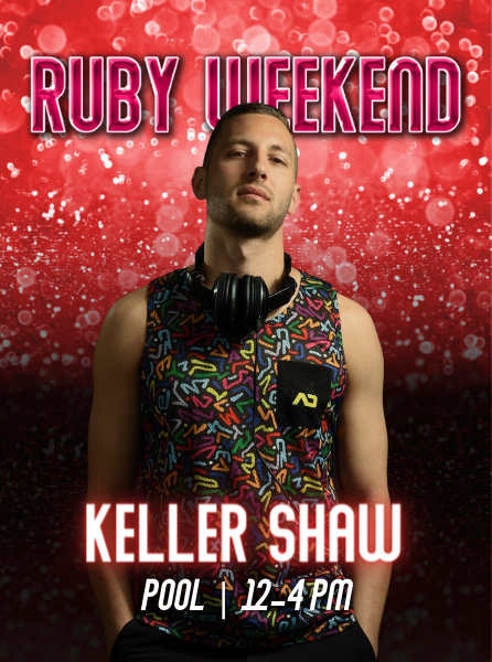 DJ Keller Shaw at the Pool Ruby Weekend