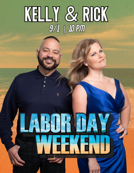 Kelly & Rick at the Dunes Resort on September 1 starting at 10 pm