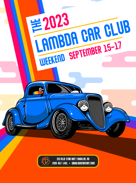The 2023 Lambda Car Club Weekend at the Dunes, September 15-17