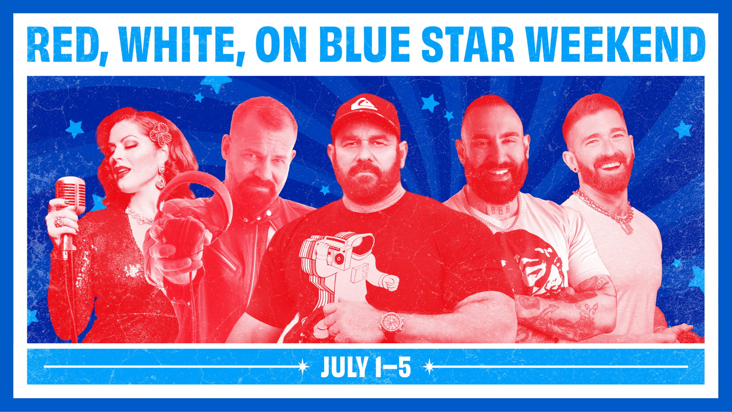 Red, White, on Blue Star Weekend