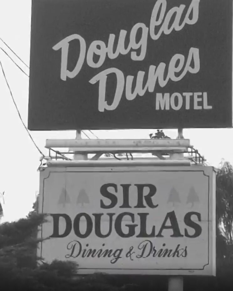 Vintage Sir Douglas sign artwork.